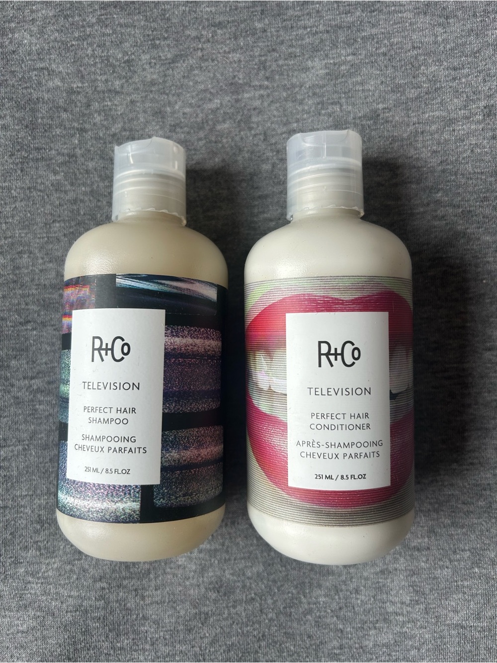 R+Co Television Perfect Hair Shampoo & Conditioner Set 8.5 oz NEW sealed